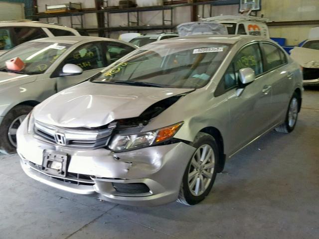 19XFB2F92CE052361 - 2012 HONDA CIVIC EXL 银色 照片 2