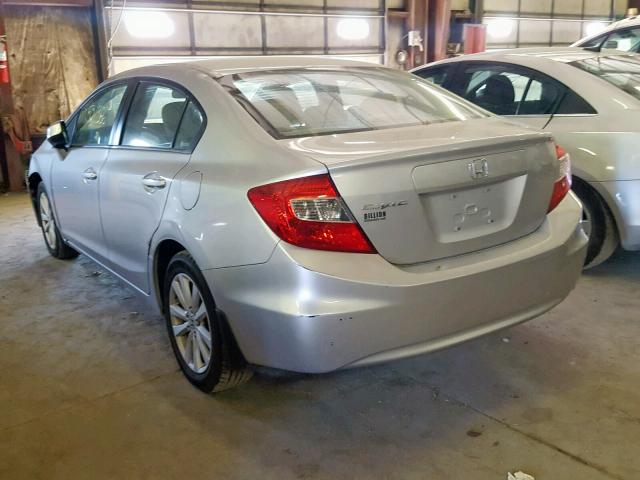 19XFB2F92CE052361 - 2012 HONDA CIVIC EXL 银色 照片 3