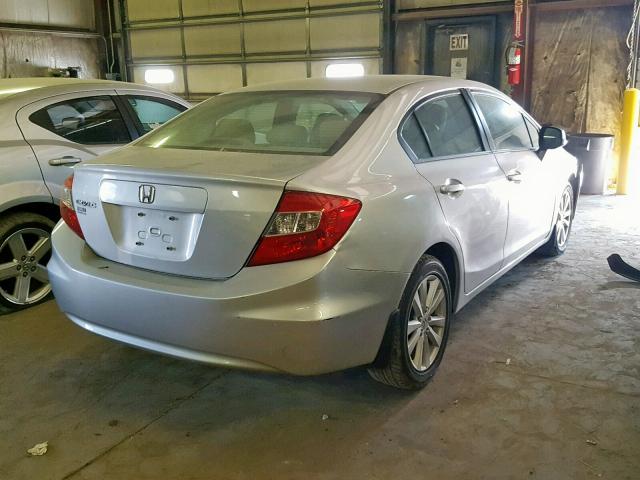 19XFB2F92CE052361 - 2012 HONDA CIVIC EXL 银色 照片 4