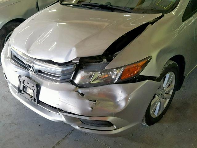 19XFB2F92CE052361 - 2012 HONDA CIVIC EXL 银色 照片 9
