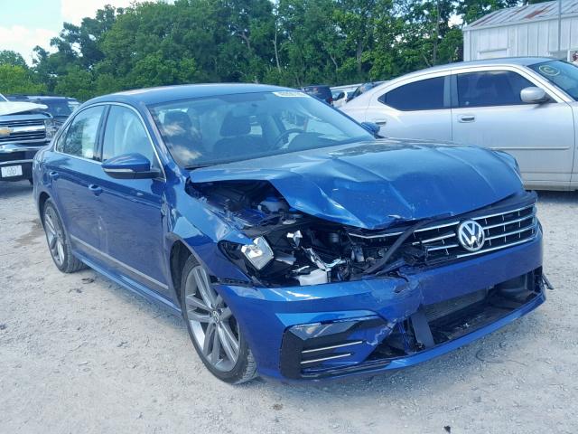 1VWDT7A39HC003545 - 2017 VOLKSWAGEN PASSAT R-L BLUE photo 1