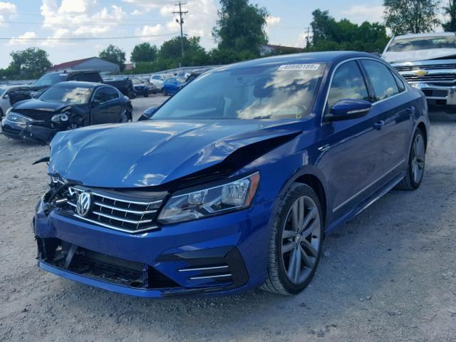 1VWDT7A39HC003545 - 2017 VOLKSWAGEN PASSAT R-L BLUE photo 2