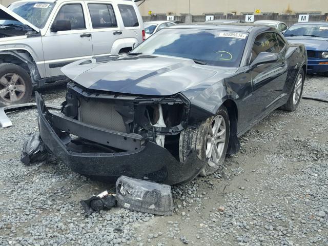 2G1FA1E3XE9324675 - 2014 CHEVROLET CAMARO LS GRAY photo 2