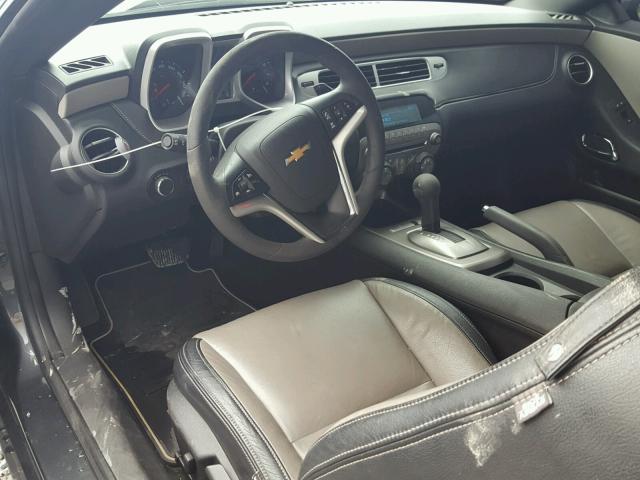 2G1FA1E3XE9324675 - 2014 CHEVROLET CAMARO LS GRAY photo 9