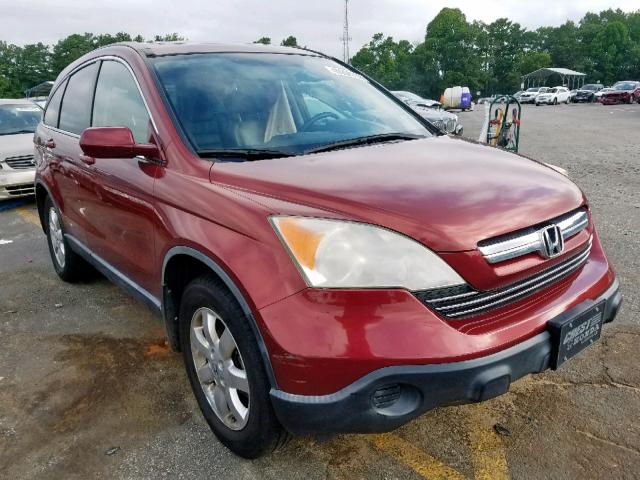 JHLRE48717C122587 - 2007 HONDA CR-V EXL RED photo 1