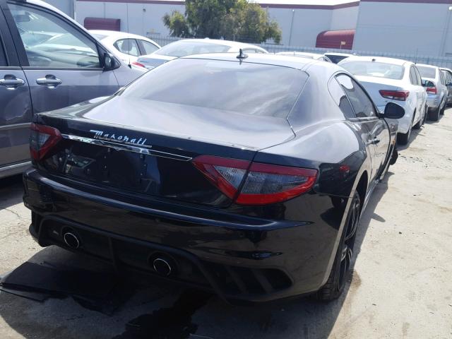 ZAM45VLA1E0110689 - 2014 MASERATI GRANTURISM BLACK photo 4