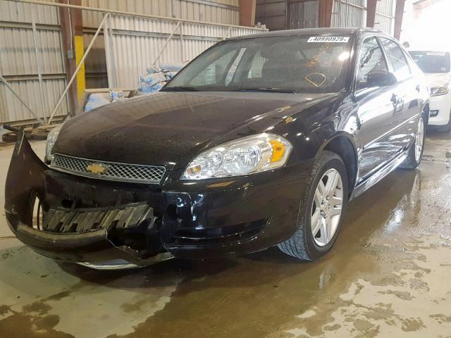 2G1WB5E35F1134772 - 2015 CHEVROLET IMPALA LIM BLACK photo 2