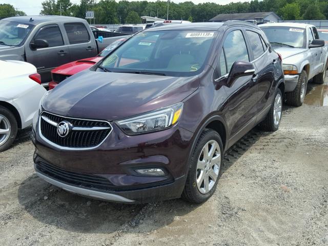 KL4CJBSB8HB092702 - 2017 BUICK ENCORE PRE PURPLE photo 2