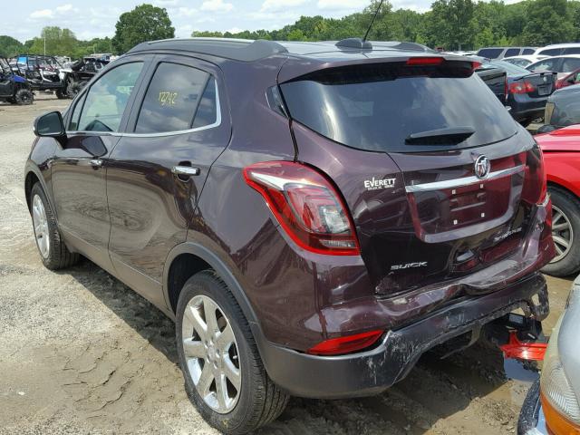 KL4CJBSB8HB092702 - 2017 BUICK ENCORE PRE PURPLE photo 3