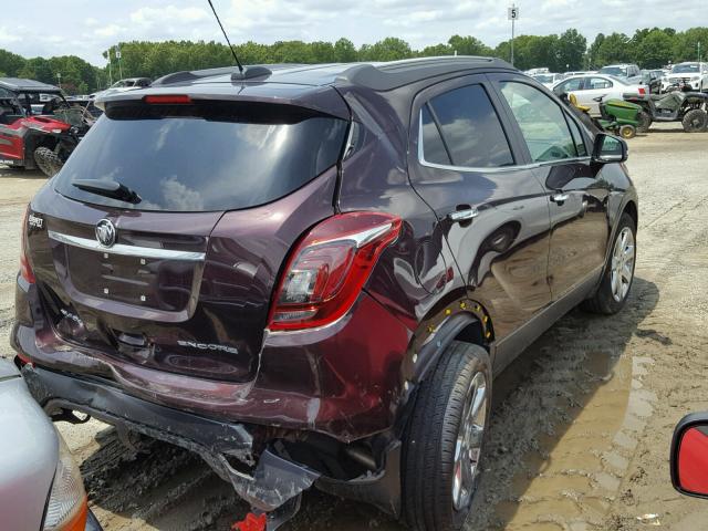 KL4CJBSB8HB092702 - 2017 BUICK ENCORE PRE PURPLE photo 4