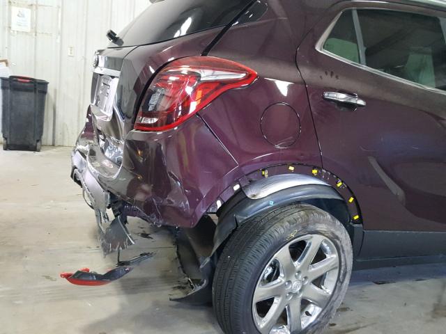 KL4CJBSB8HB092702 - 2017 BUICK ENCORE PRE PURPLE photo 9