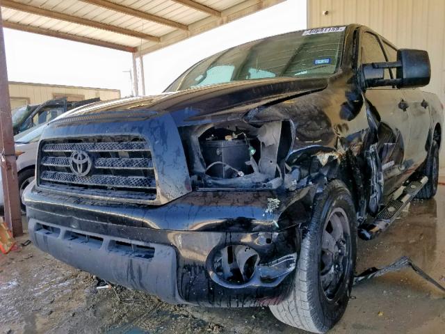 5TBEV54197S455209 - 2007 TOYOTA TUNDRA CRE BLACK photo 2