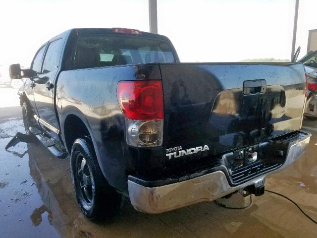 5TBEV54197S455209 - 2007 TOYOTA TUNDRA CRE BLACK photo 3