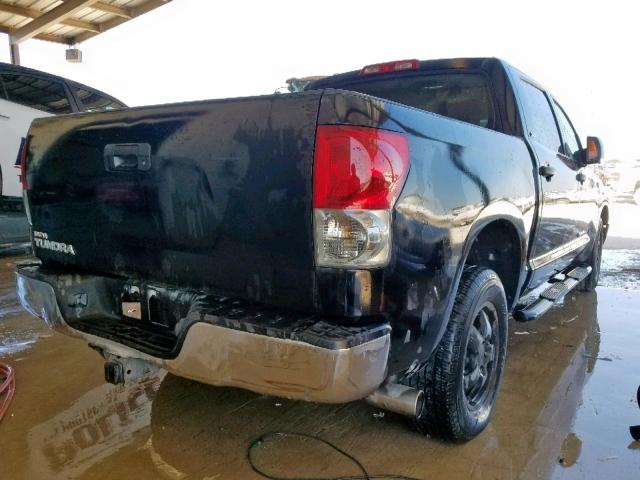 5TBEV54197S455209 - 2007 TOYOTA TUNDRA CRE BLACK photo 4