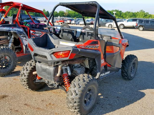 3NSVBE993HH864720 - 2017 POLARIS RZR S 1000 RED photo 4