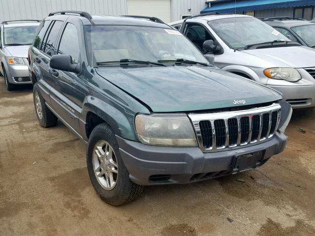 1J4GW48S02C238792 - 2002 JEEP GRAND CHER GREEN photo 1