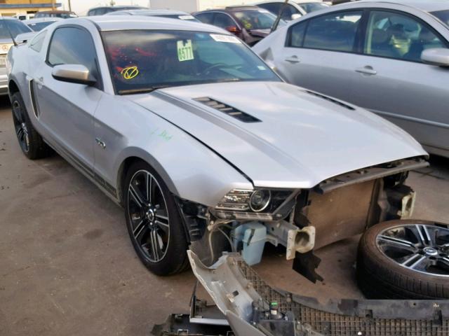 1ZVBP8CF5E5280752 - 2014 FORD MUSTANG GT SILVER photo 1