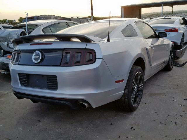 1ZVBP8CF5E5280752 - 2014 FORD MUSTANG GT SILVER photo 4