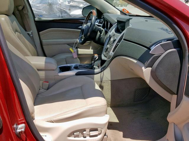 3GYFNEEY5AS531464 - 2010 CADILLAC SRX PERFOR RED photo 5