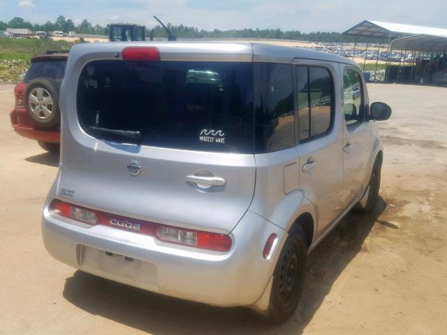 JN8AZ28R49T130064 - 2009 NISSAN CUBE BASE SILVER photo 4