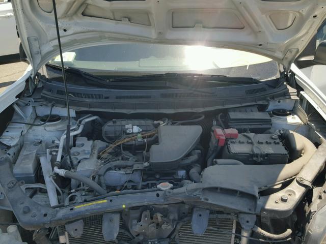 JN8AS5MT4EW622979 - 2014 NISSAN ROGUE SELE WHITE photo 7