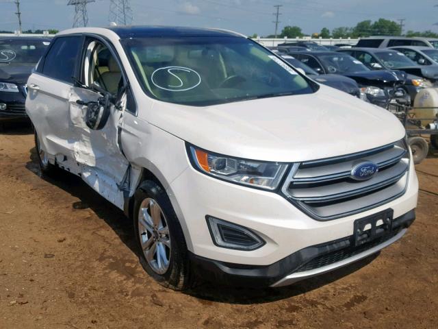 2FMTK4J99FBB64880 - 2015 FORD EDGE SEL WHITE photo 1