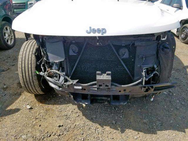 1C4RJFBG2HC853740 - 2017 JEEP GRAND CHER WHITE photo 9