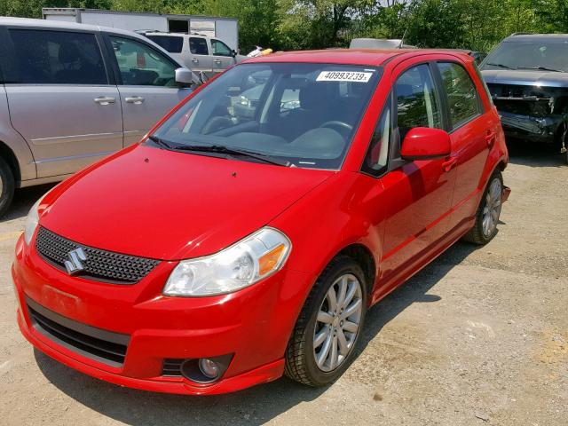 JS2YA5A56C6300639 - 2012 SUZUKI SX4 RED photo 2