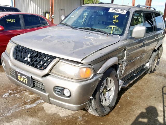 JA4LS41R42J019492 - 2002 MITSUBISHI MONTERO SP GOLD photo 2