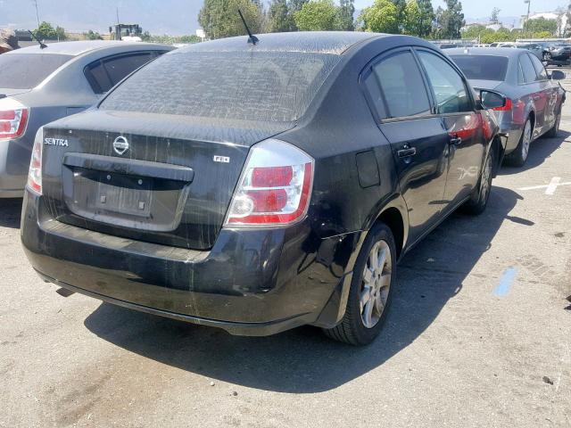 3N1AB61E49L654580 - 2009 NISSAN SENTRA 2.0 BLACK photo 4