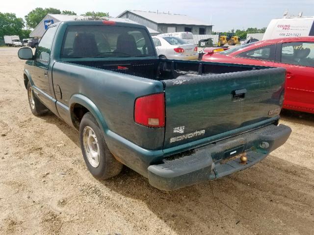 1GTCS1449WK509009 - 1998 GMC SONOMA GREEN photo 3