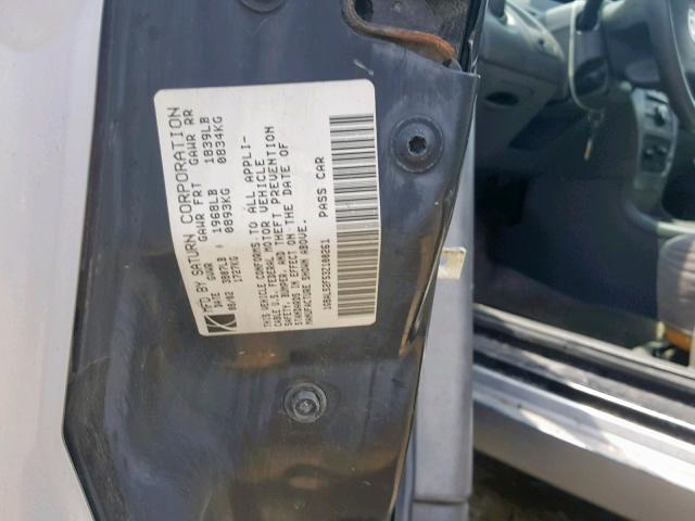 1G8AJ55F16Z115703 - 2006 SATURN ION LEVEL SILVER photo 10