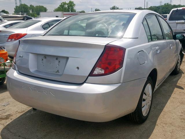 1G8AJ55F16Z115703 - 2006 SATURN ION LEVEL SILVER photo 4