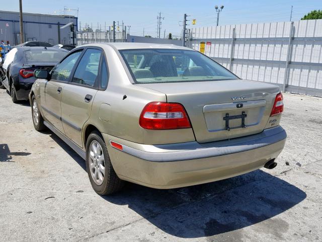 YV1VS29562F832270 - 2002 VOLVO S40 1.9T TAN photo 3