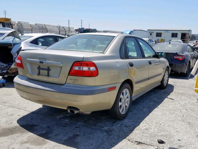 YV1VS29562F832270 - 2002 VOLVO S40 1.9T TAN photo 4