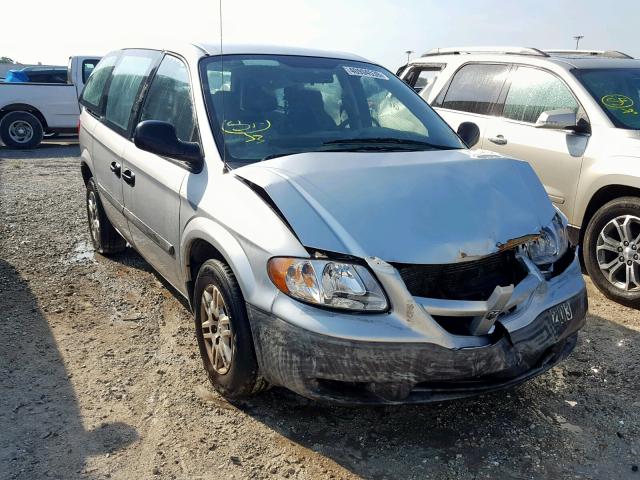 1D4GP25R35B336575 - 2005 DODGE CARAVAN SE SILVER photo 1