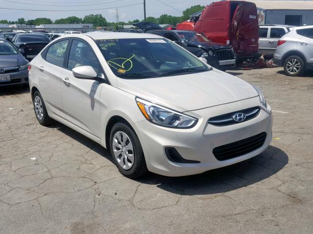 KMHCT4AE2HU190051 - 2017 HYUNDAI ACCENT SE CREAM photo 1