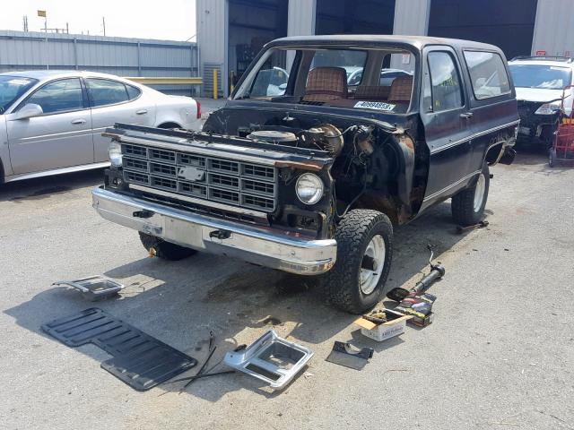 CKL189Z200547 - 1979 CHEVROLET BLAZER BLACK photo 2