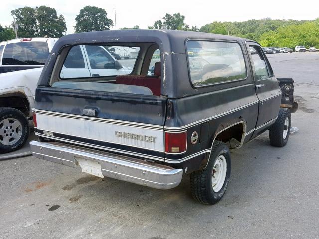 CKL189Z200547 - 1979 CHEVROLET BLAZER BLACK photo 4