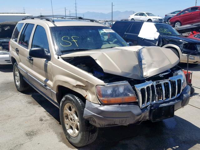 1J4GW48S21C686398 - 2001 JEEP GRAND CHER TAN photo 1