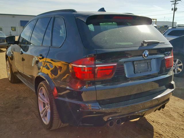 5YMGY0C5XDLL15558 - 2013 BMW X5 M BLACK photo 3