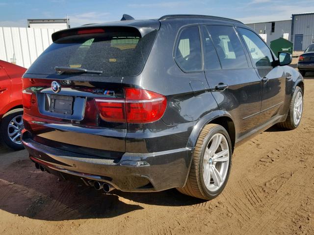 5YMGY0C5XDLL15558 - 2013 BMW X5 M BLACK photo 4