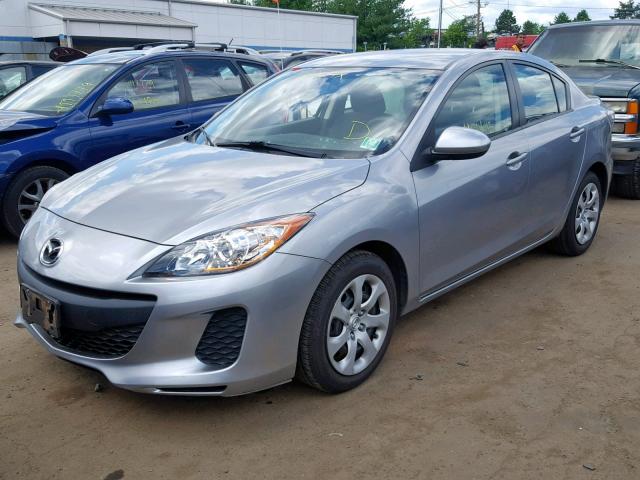 JM1BL1TG0D1809397 - 2013 MAZDA 3 I SILVER photo 2