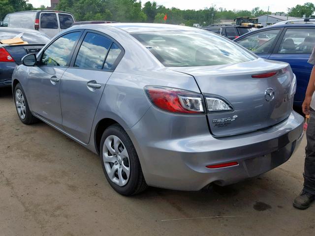 JM1BL1TG0D1809397 - 2013 MAZDA 3 I SILVER photo 3