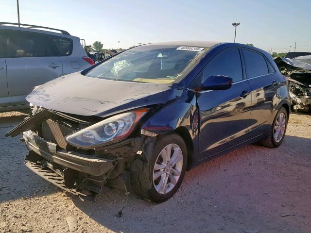 KMHD35LE1DU026324 - 2013 HYUNDAI ELANTRA GT BLUE photo 2