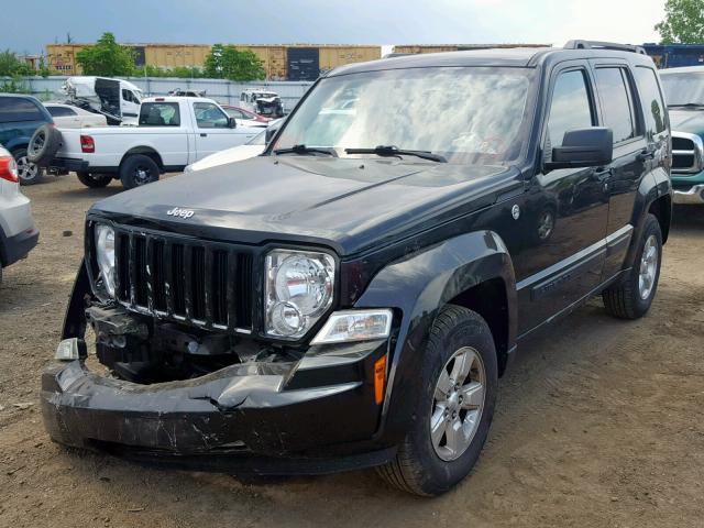 1C4PJMAK2CW153662 - 2012 JEEP LIBERTY SP BLACK photo 2