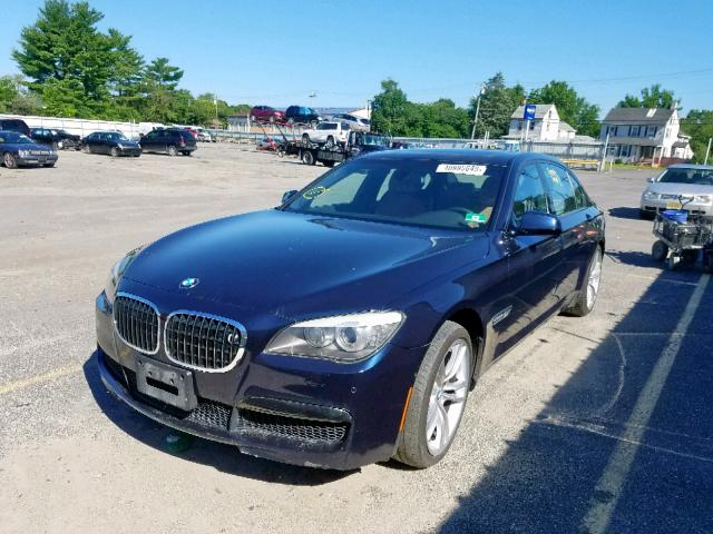 WBAKC8C50BC433144 - 2011 BMW 750 LXI BLUE photo 2