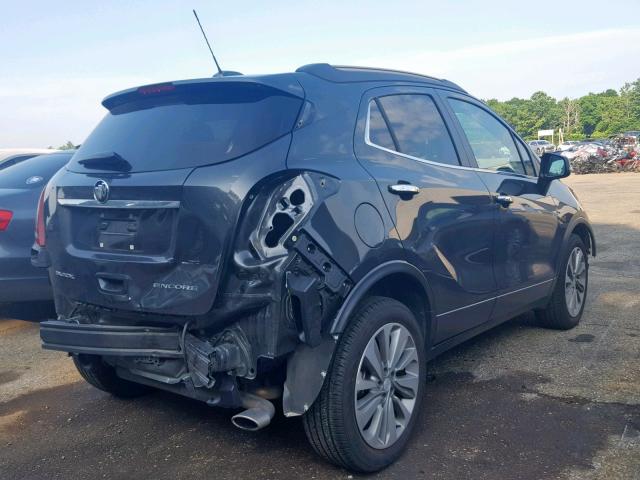 KL4CJASB0JB621236 - 2018 BUICK ENCORE PRE GRAY photo 4