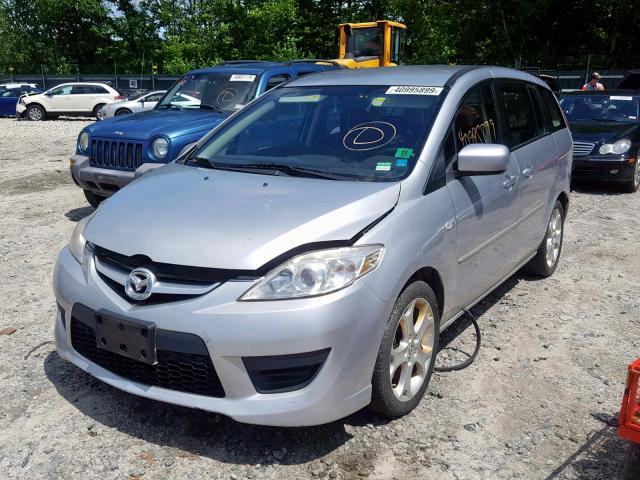 JM1CR293X90350549 - 2009 MAZDA 5 SILVER photo 2