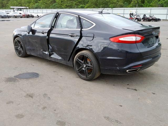 3FA6P0D9XDR166813 - 2013 FORD FUSION TIT BLACK photo 3